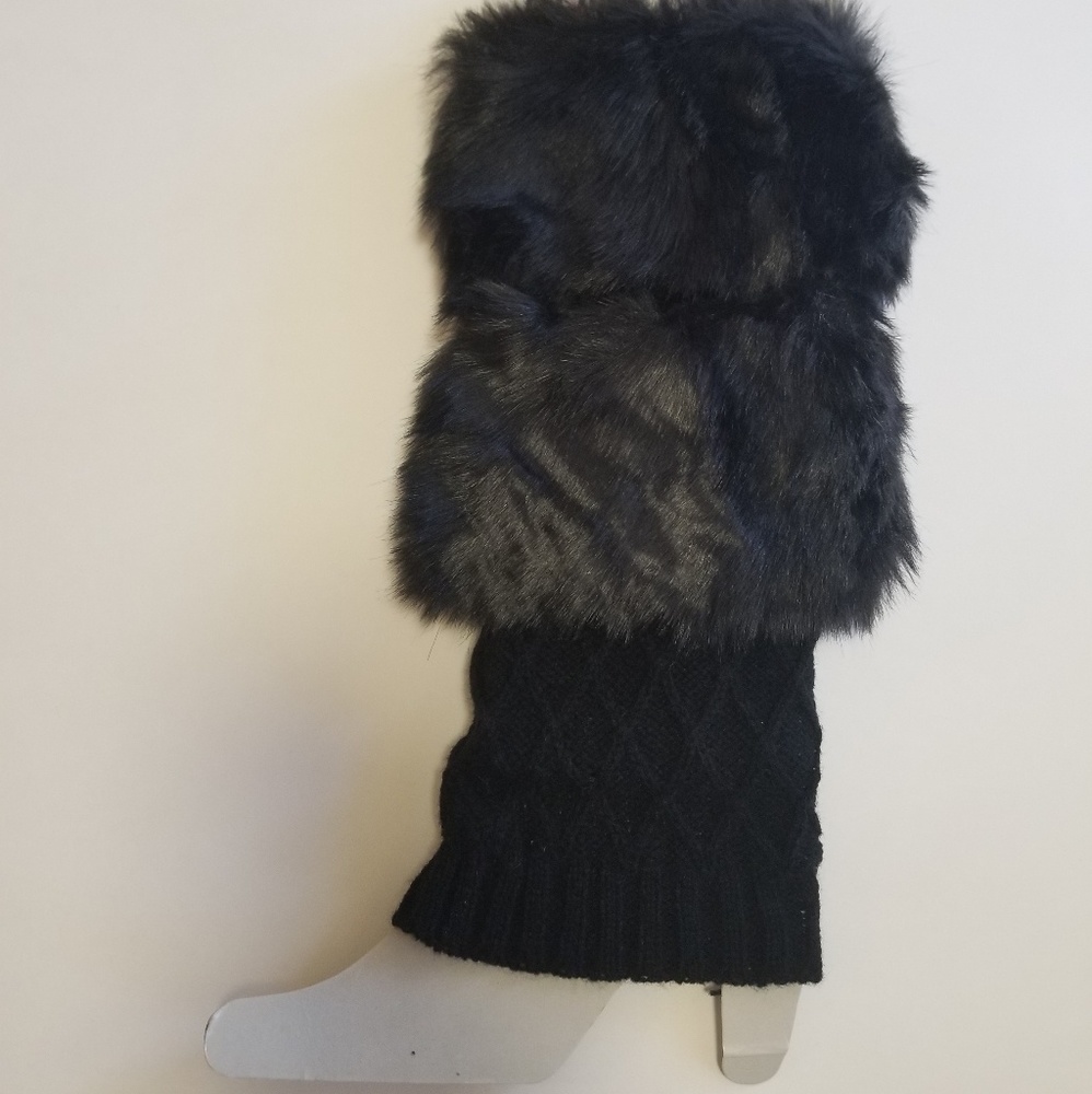 Boot Cuffs Faux Fur